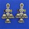 Indo Western Jhumki with Mehndi Plating
