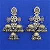 Indo Western Jhumki with Mehndi Plating