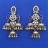 Indo Western Jhumki with Mehndi Plating
