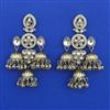 Indo Western Jhumki with Mehndi Plating