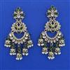 Indo Western Birds Earring with Mehndi Plating