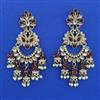 Indo Western Birds Earring with Mehndi Plating
