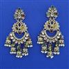 Indo Western Birds Earring with Mehndi Plating
