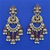Indo Western Birds Earring with Mehndi Plating