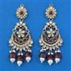 Indo Western Long Earring with Mehndi Plating
