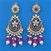 Indo Western Long Earring with Mehndi Plating