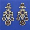 Indo Western Classic Earring with Mehndi Plating