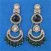 Indo Western Chand Earring with Mehndi Plating