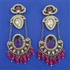 Indo Western Long Earring with Mehndi Plating