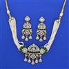 Indo Western Choker Necklace with Mehndi Plating