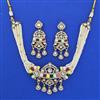 Indo Western Choker Necklace with Mehndi Plating