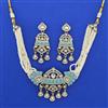 Indo Western Choker Necklace with Mehndi Plating