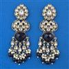 Indo Western Long Earring with Mehndi Plating