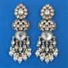 Indo Western Long Earring with Mehndi Plating