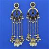Indo Western Long Earring with Mehndi Plating