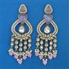 Indo Western Pearl Earring with Mehndi Plating