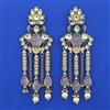Indo Western Birds Earring with Mehndi Plating