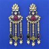 Indo Western Birds Earring with Mehndi Plating