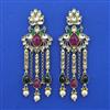 Indo Western Birds Earring with Mehndi Plating