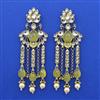 Indo Western Birds Earring with Mehndi Plating