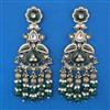 Indo Western Birds Earring with Mehndi Plating