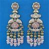 Indo Western Birds Earring with Mehndi Plating