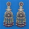 Indo Western Birds Earring with Mehndi Plating