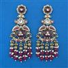 Indo Western Birds Earring with Mehndi Plating