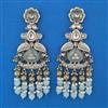 Indo Western Birds Earring with Mehndi Plating