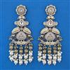 Indo Western Birds Earring with Mehndi Plating