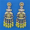 Indo Western Birds Earring with Mehndi Plating