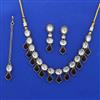Indo Western Classic Necklace with Mehndi Plating