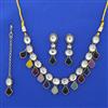 Indo Western Classic Necklace with Mehndi Plating