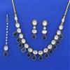 Indo Western Classic Necklace with Mehndi Plating