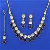 Indo Western Classic Necklace with Mehndi Plating