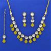 Indo Western Classic Necklace with Mehndi Plating