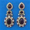 Indo Western Pearl Earring With Mehndi Plating