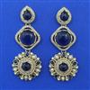 Indo Western Pearl Earring With Mehndi Plating