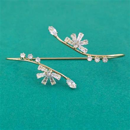 Indo Western Plam Cuffring with Rhodium Plating Gold Plating Mehndi Plating