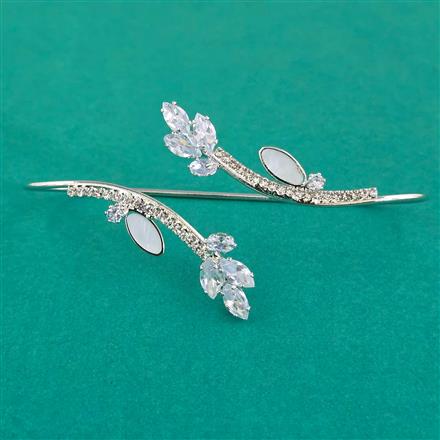 Indo Western Plam Cuffring with Rhodium Plating Gold Plating Mehndi Plating