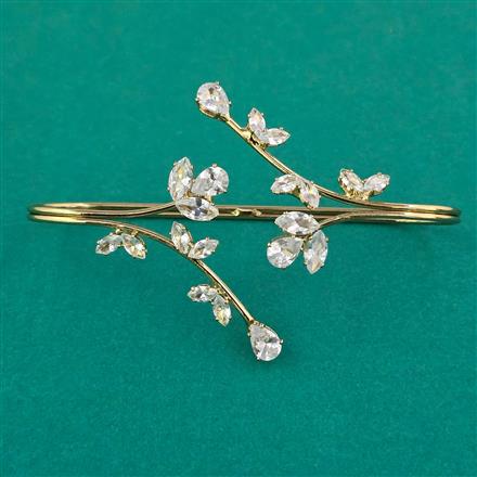 Indo Western Plam Cuffring with Rhodium Plating Gold Plating Mehndi Plating