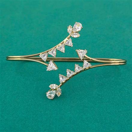 Indo Western Plam Cuffring with Rhodium Plating Gold Plating Mehndi Plating