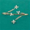 Indo Western Plam Cuffring with Rhodium Plating Gold Plating Mehndi Plating