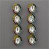 Indo Western Long Earring With Mehndi Plating