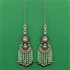 Indo Western Birds Earring with Mehndi Plating
