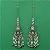 Indo Western Birds Earring with Mehndi Plating
