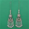 Indo Western Birds Earring with Mehndi Plating