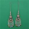 Indo Western Birds Earring with Mehndi Plating