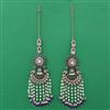 Indo Western Birds Earring with Mehndi Plating
