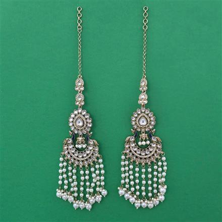 Indo Western Birds Earring with Mehndi Plating